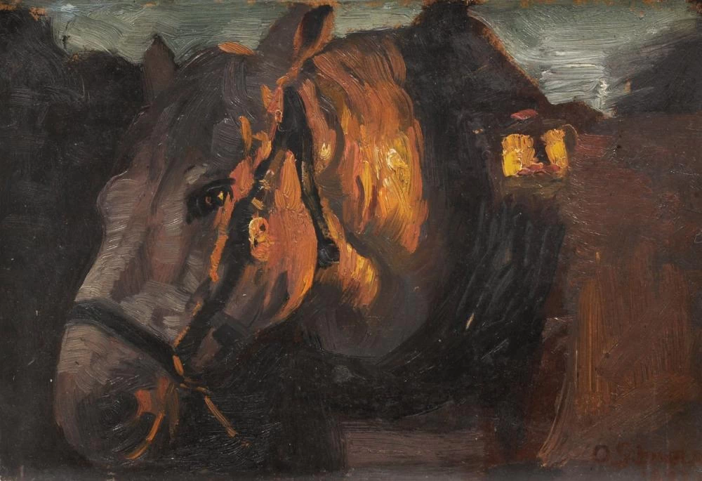 Alla luce di una lampada - studio
